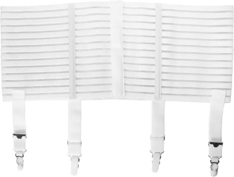 Truform Plus Size Adjustable Garter Belt for Compression Stockings - White, X-Large - Image 3